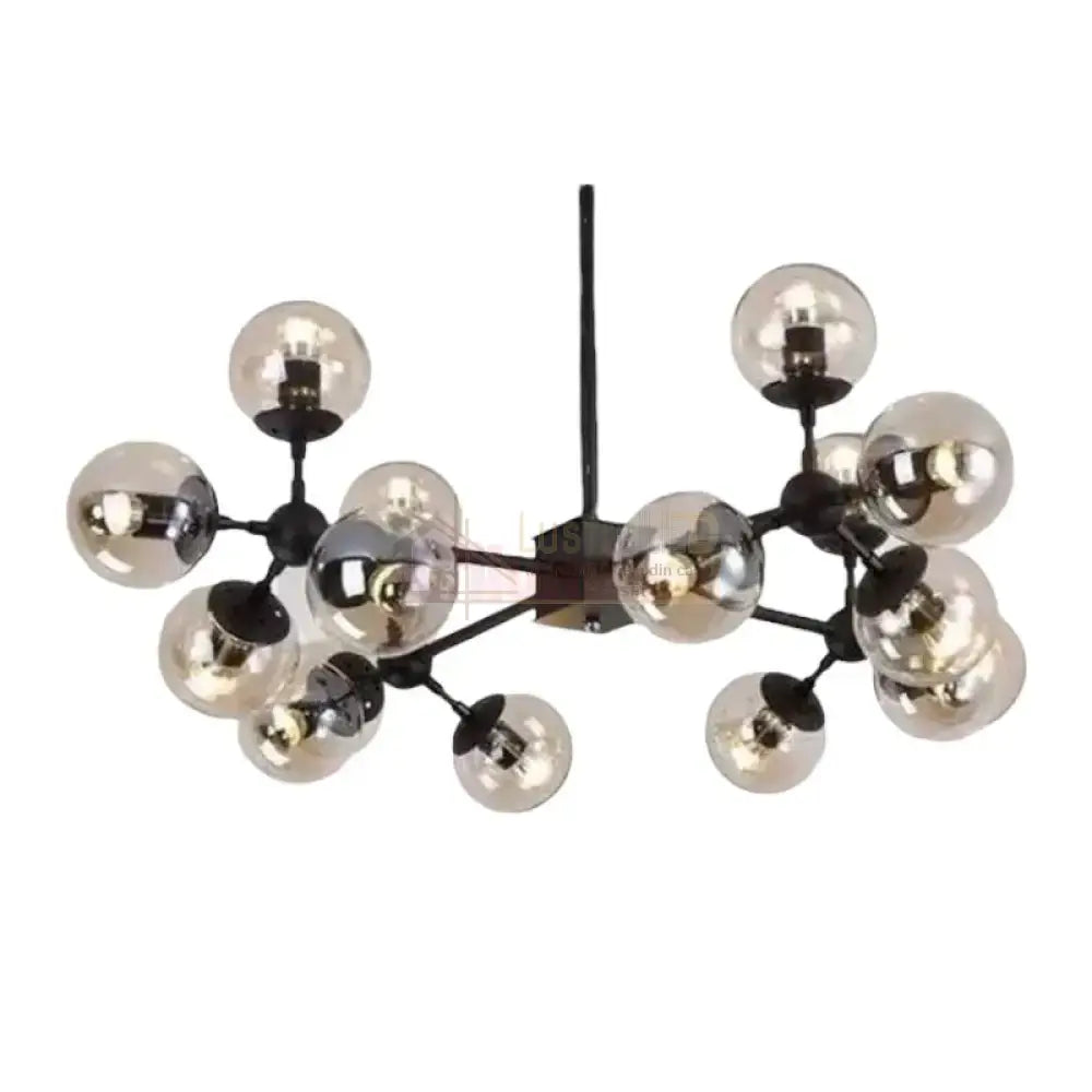 Lustra Abajur Transparent Black RAXO NEAGRA / ABAJUR Chandeliers