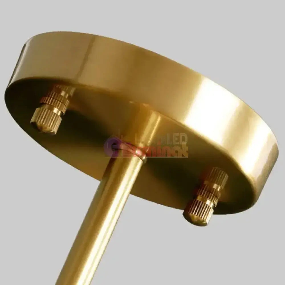  Lustra Abajur Transparent GOLD 3xE14 Mario lustreled.ro