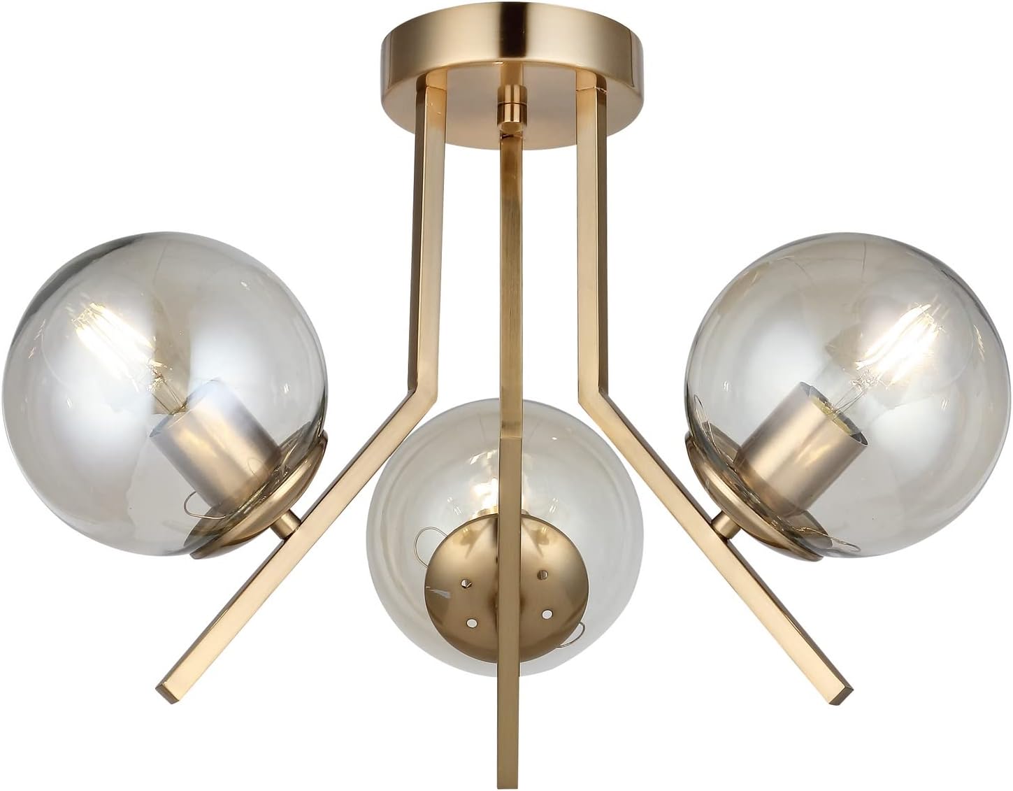 Lustra Abajur Transparent Aplicata 3Xe27 Mx412-3 Chandeliers