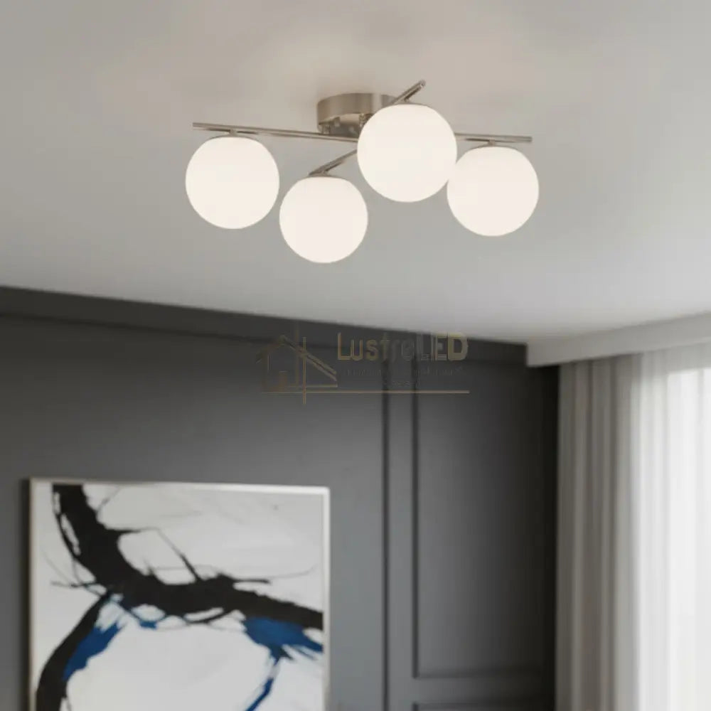 Lustra Abajur VILO 4xE27 Chrome CHROME Chandeliers