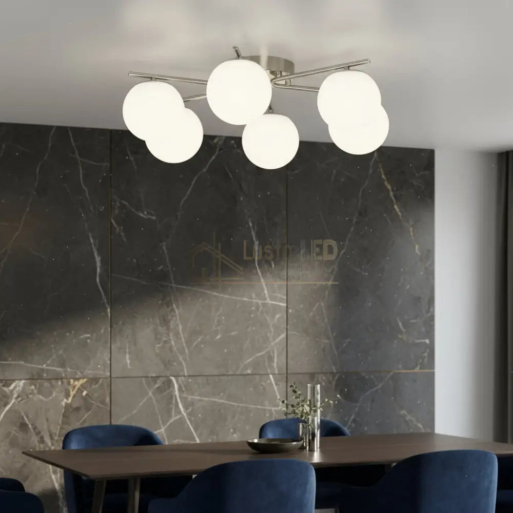 Lustra Abajur VILO 6xE27 Chrome CHROME Chandeliers