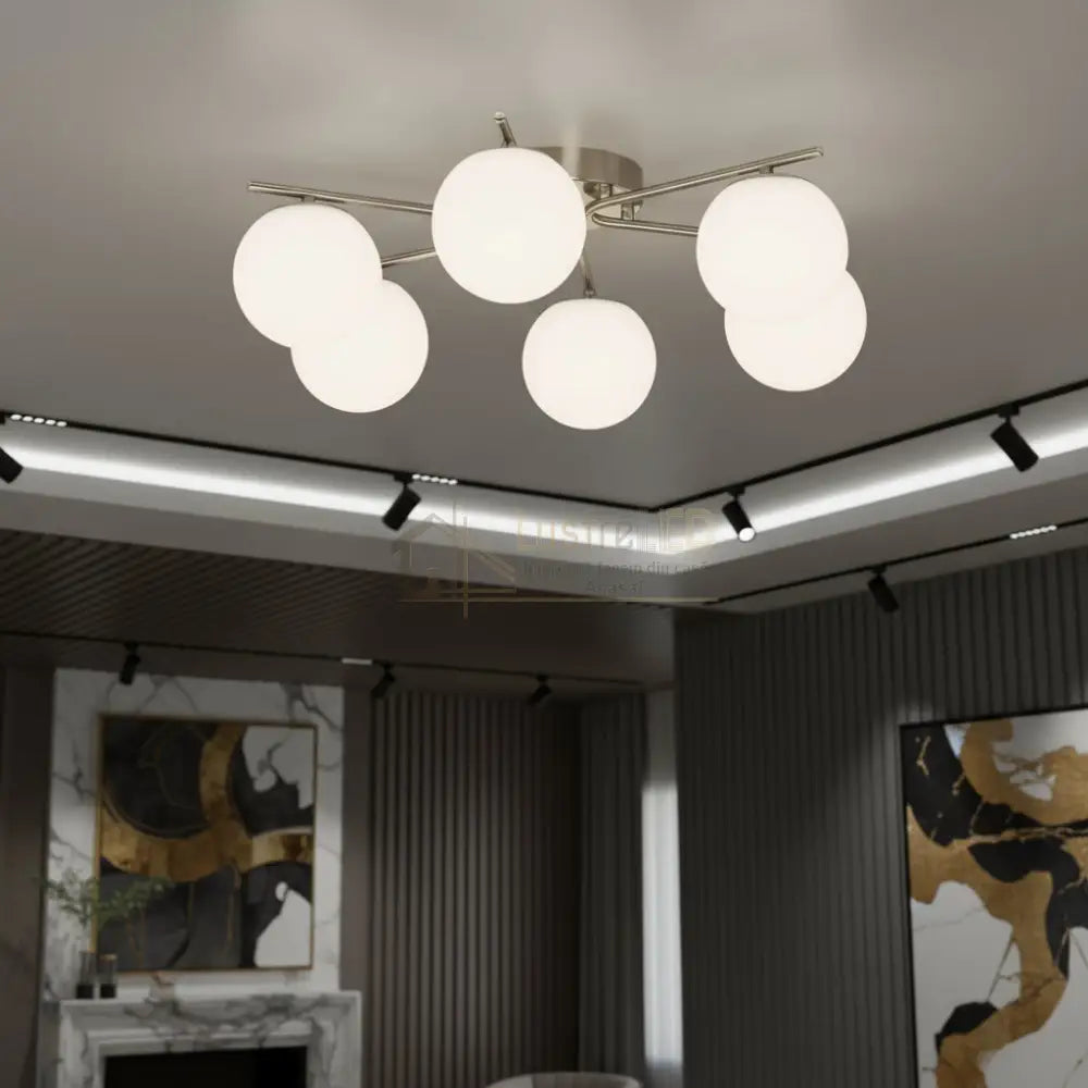 Lustra Abajur VILO 6xE27 Chrome CHROME Chandeliers