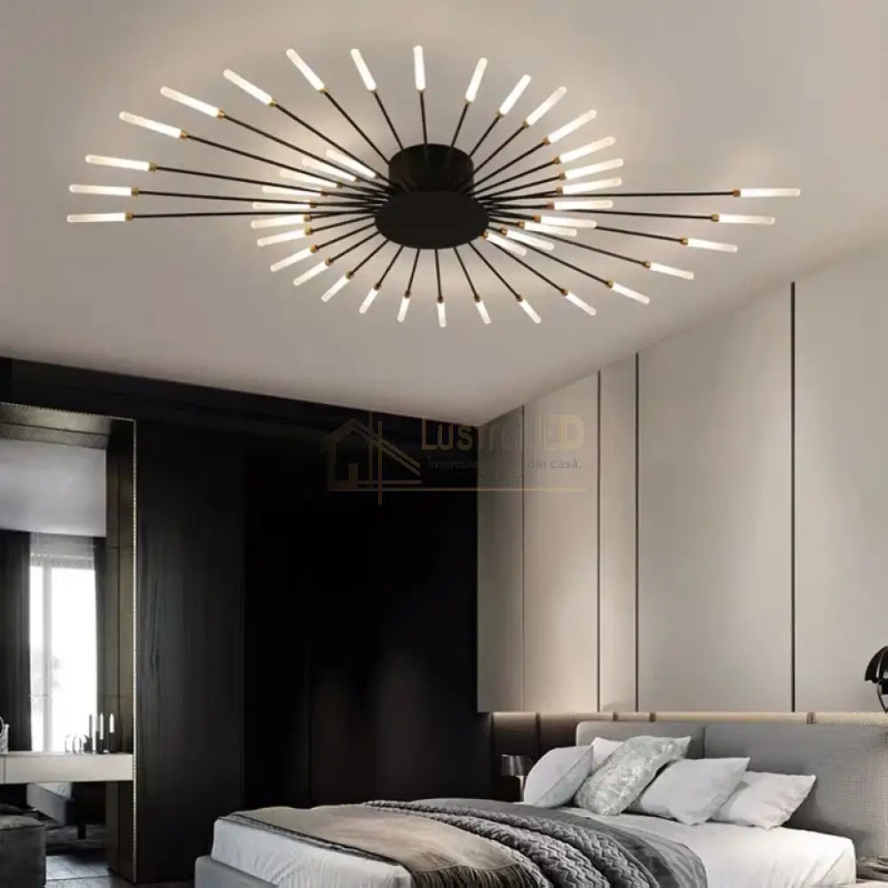 Lustra American Beauty Black Chandeliers