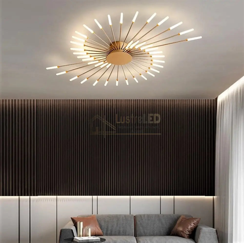 Lustra American Beauty Gold Chandeliers