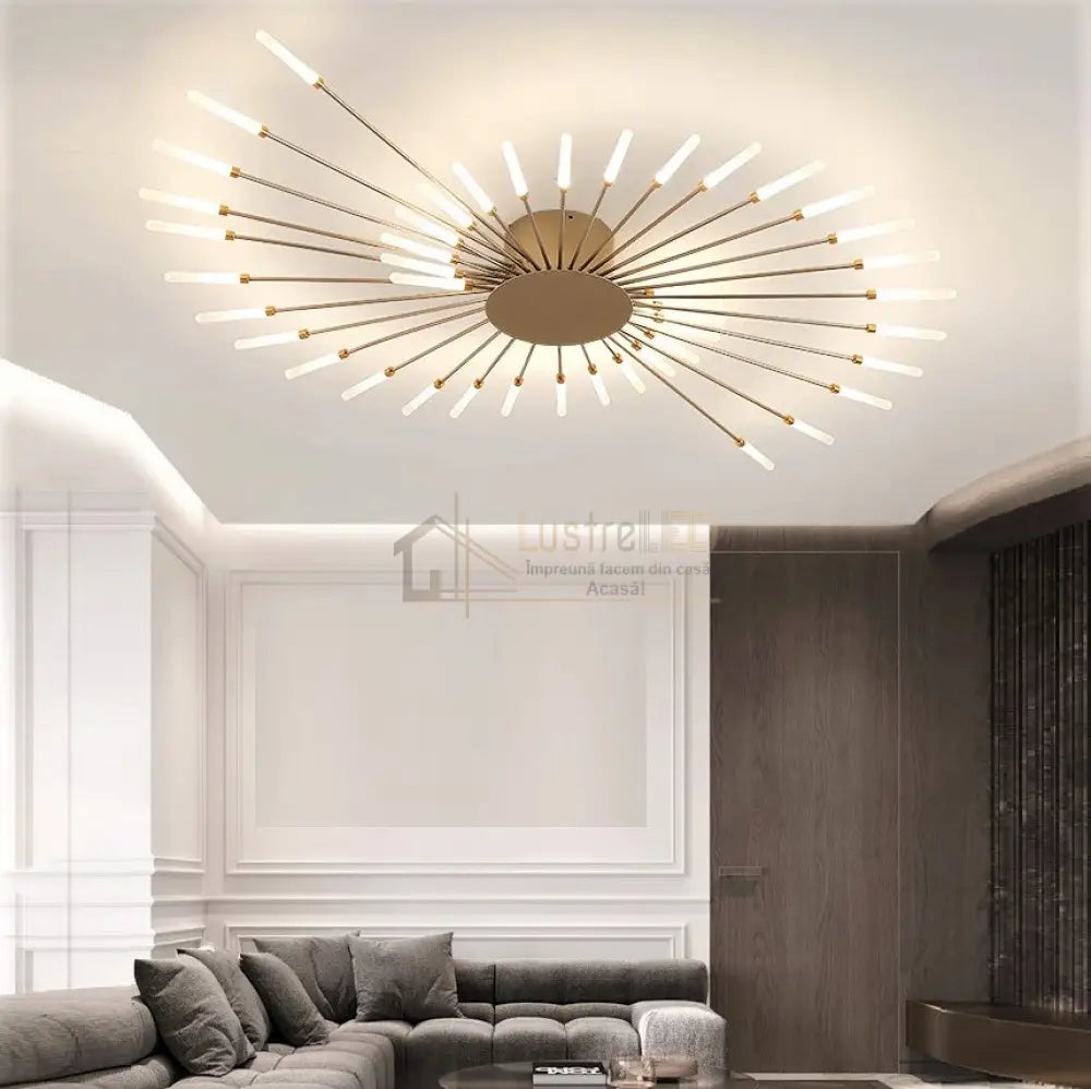 Lustra American Beauty Gold Chandeliers