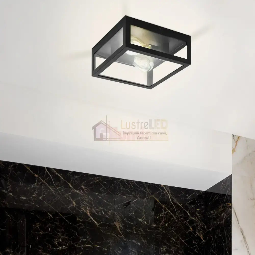Lustra AMEZOLA Black 29CM Eglo Lighting Fixtures
