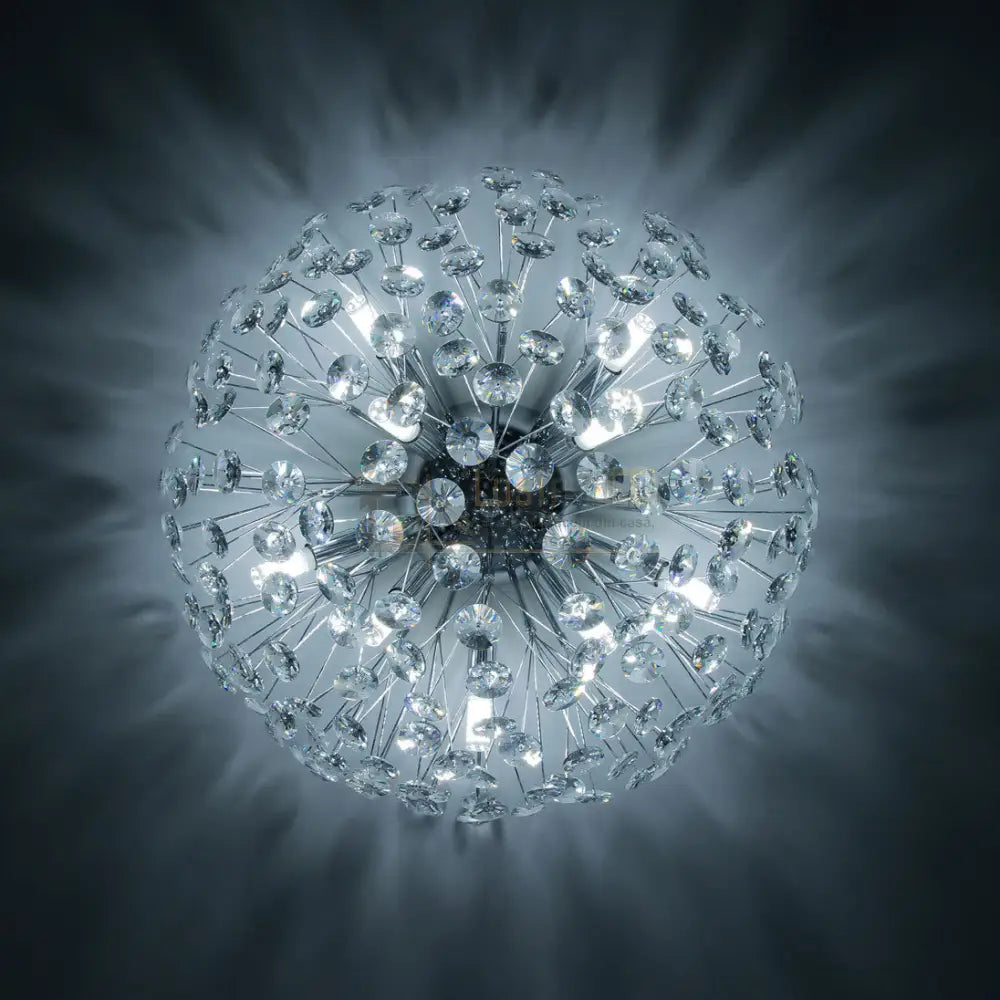 Lustra Aplicata Crystal Dandelion Silver Chandeliers