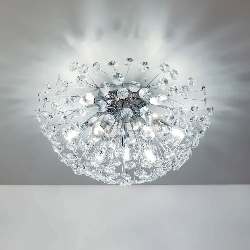 Lustra Aplicata Crystal Dandelion Silver Chandeliers