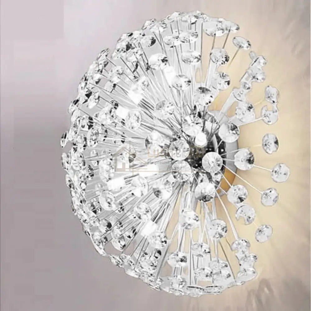 Lustra Aplicata Crystal Dandelion Silver Chandeliers