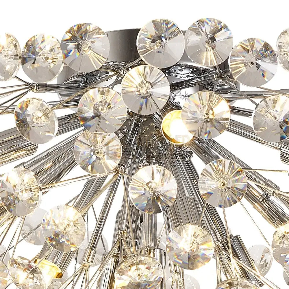 Lustra Aplicata Crystal Dandelion Silver Chandeliers