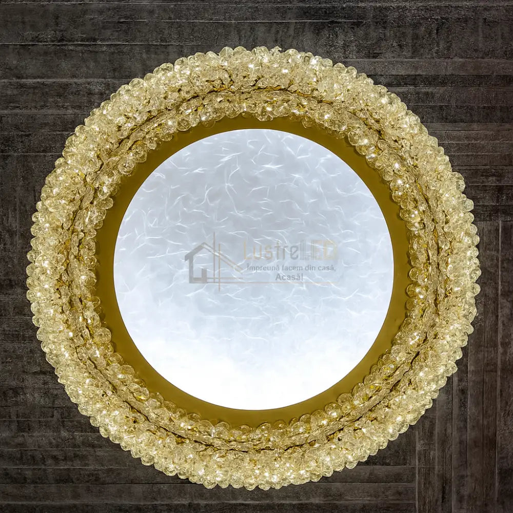 Lustra Aplicata Crystal Golden Sponge Deluxe lustreled.ro