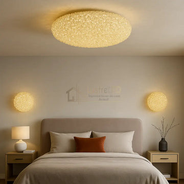 Lustra Aplicata Crystal Golden Sponge Dome lustreled.ro