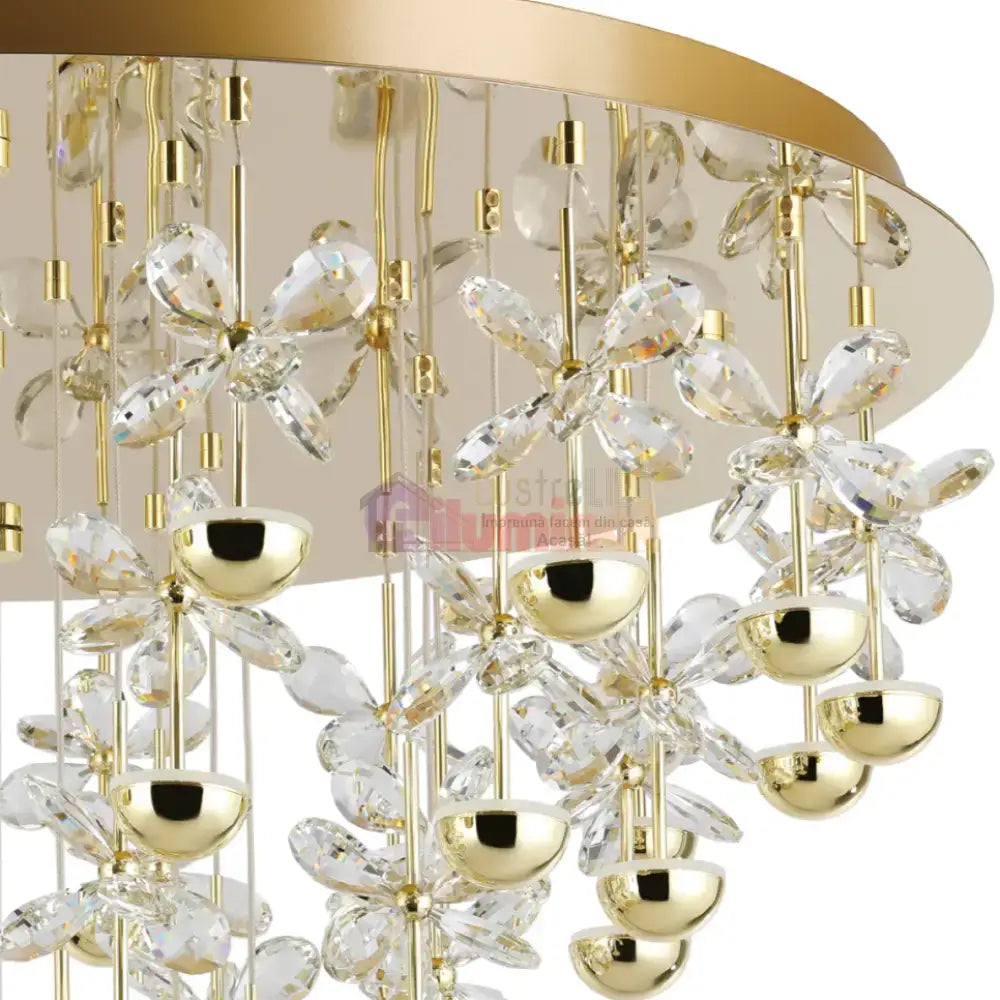 Lustra Aplicata Crystal PIANOPOLI 3 EGLO 390309 lustreled.ro
