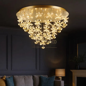 Lustra Aplicata Crystal PIANOPOLI 3 Gold Echivalent 800W