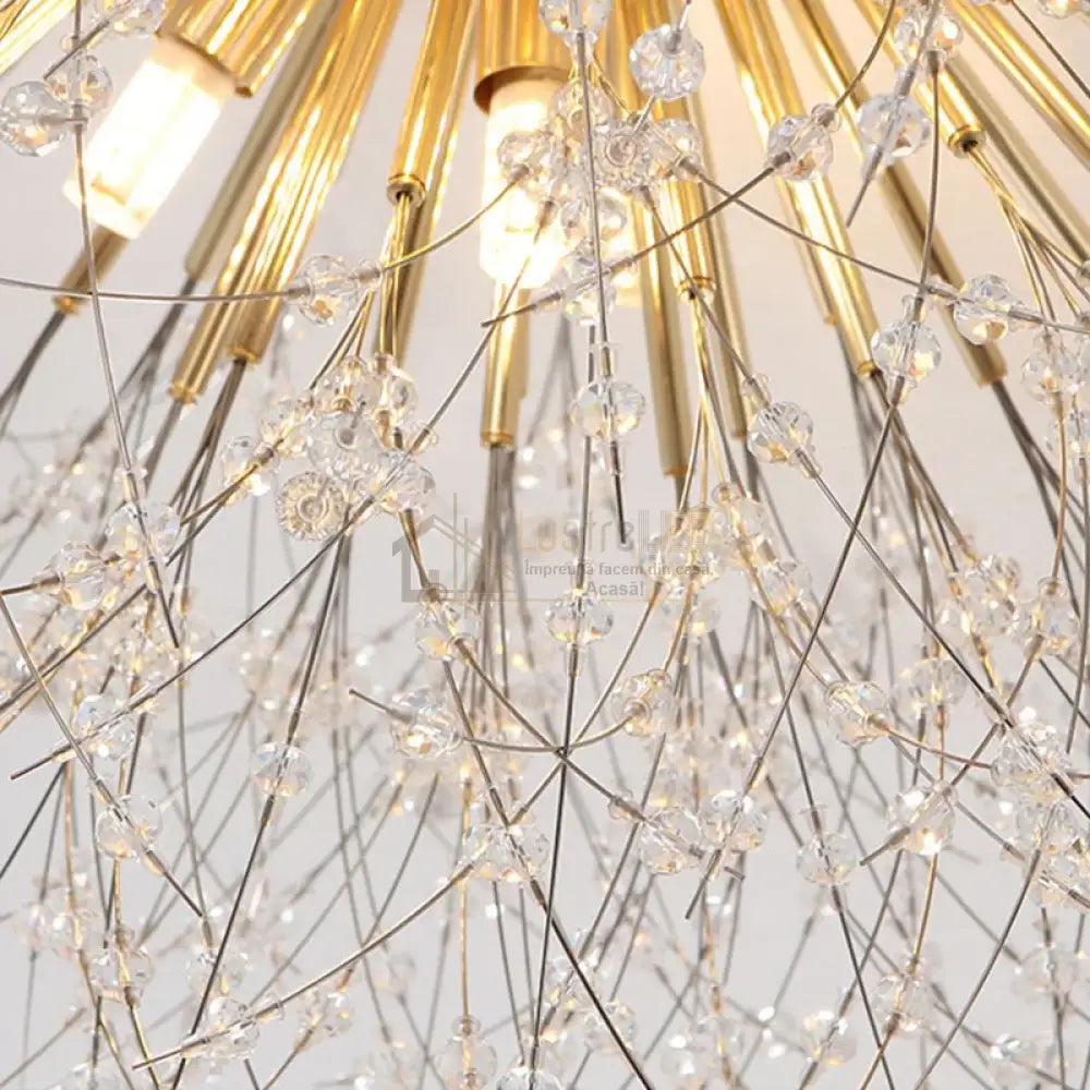 Lustra Aplicata Crystal Sigma Gold Chandeliers