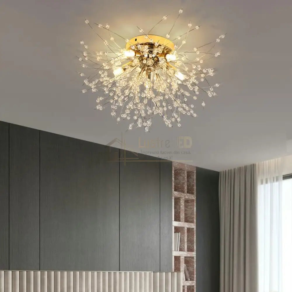 Lustra Aplicata Crystal Sigma Gold Chandeliers