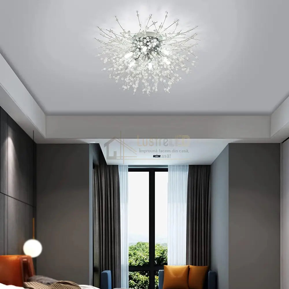 Lustra Aplicata Crystal Sigma Silver Chandeliers