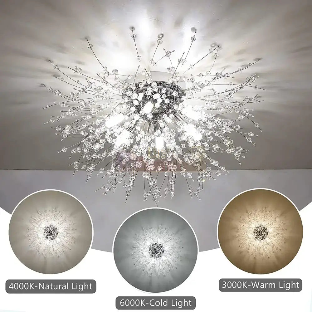 Lustra Aplicata Crystal Sigma Silver Lighting Fixtures