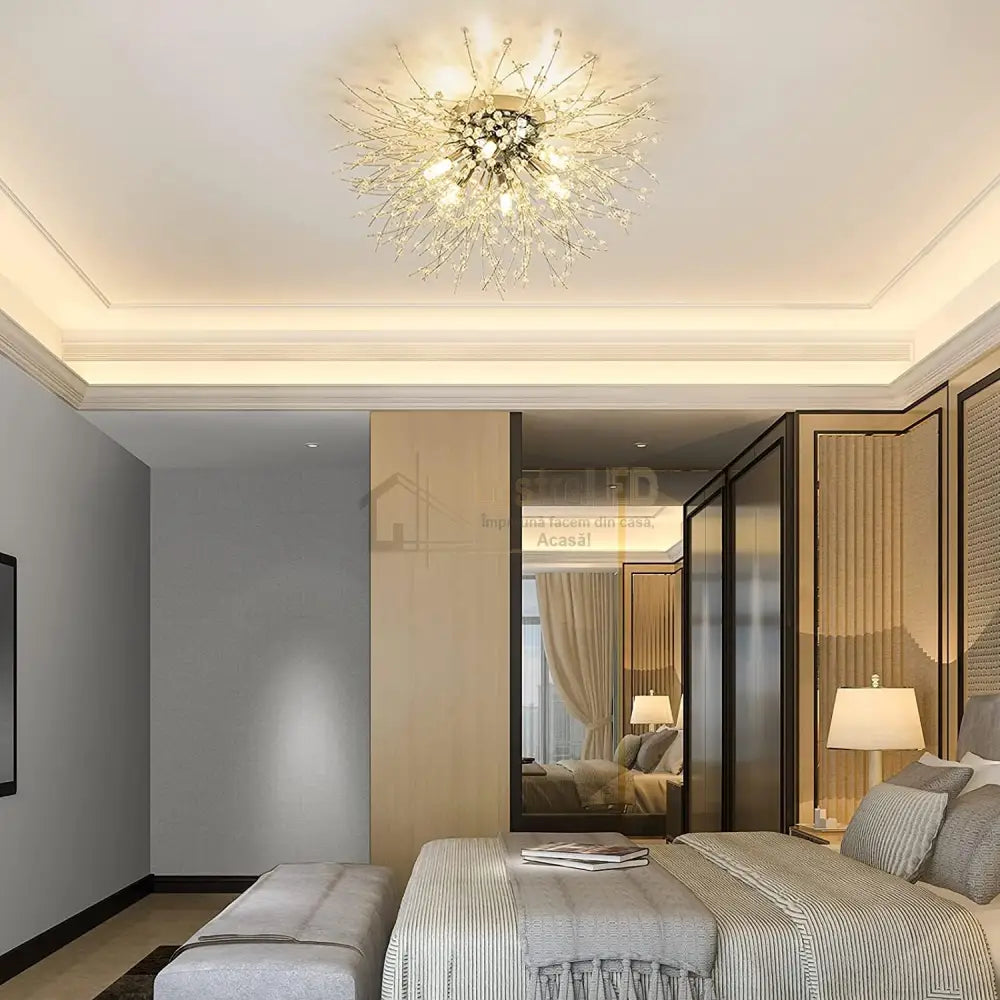 Lustra Aplicata Crystal Sigma Silver Chandeliers
