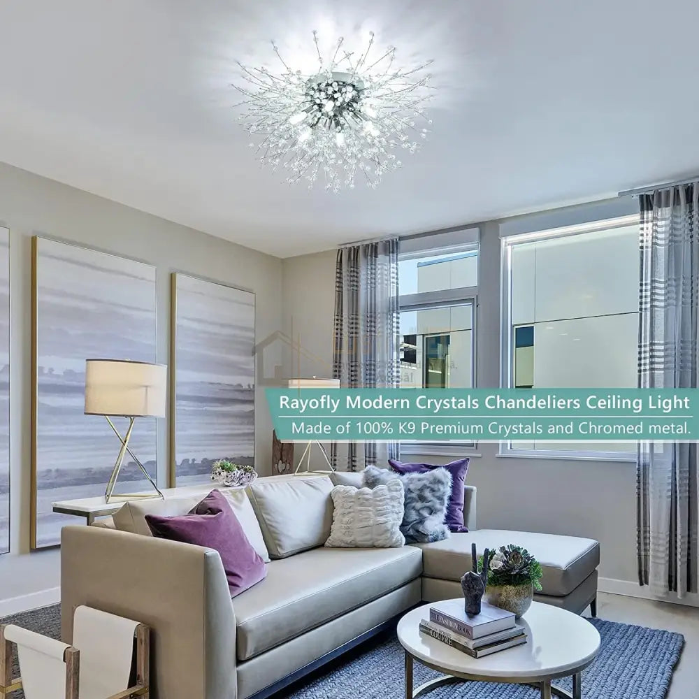 Lustra Aplicata Crystal Sigma Silver Chandeliers