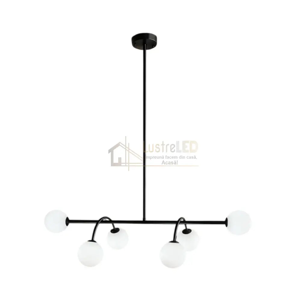 Lustra BESO Black Abajur MAT 6XE27 Chandeliers