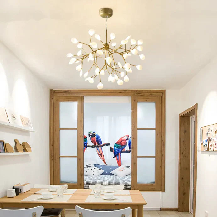 Lustra Nordic Style Abajur MAT Golden Branches 66010-D45