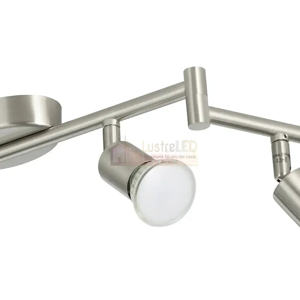 Lustra BUZZ-LED Reglabila Argintie 105cm 105CM / MINIMALIST DESIGN / ARGINTIE Lighting Fixtures