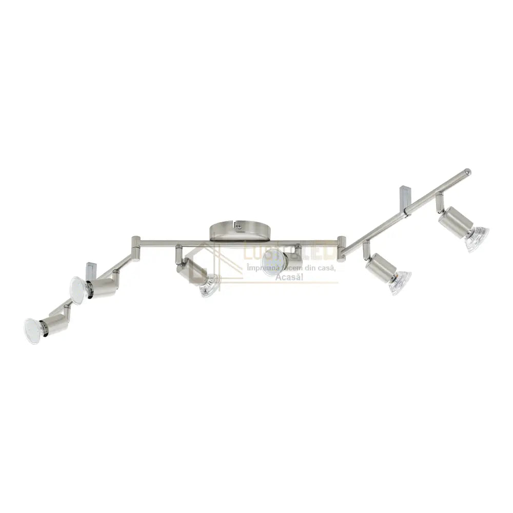 Lustra BUZZ-LED Reglabila Argintie 105cm 105CM / MINIMALIST DESIGN / ARGINTIE Lighting Fixtures