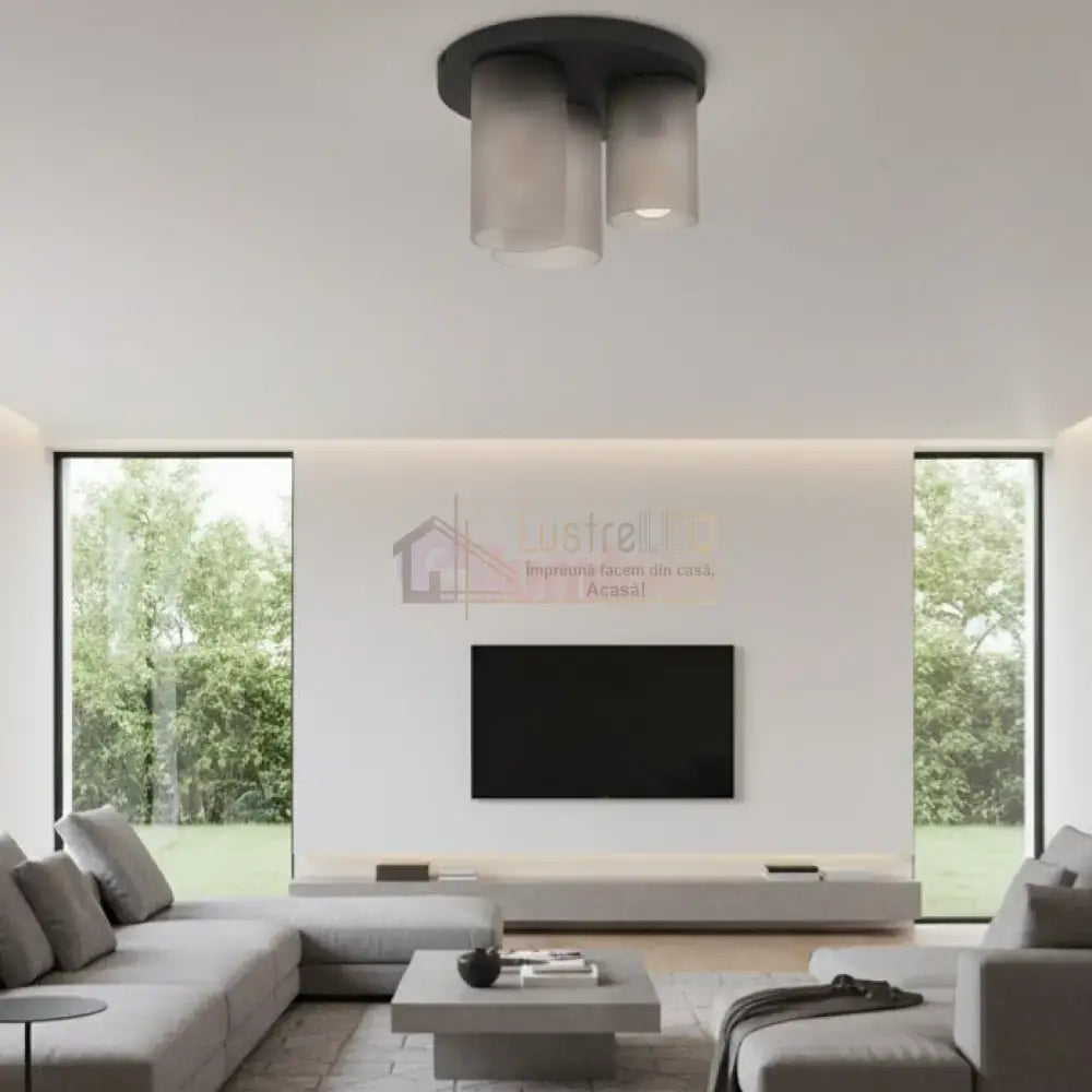 Lustra COLOMERA Black 35CM Eglo Lighting Fixtures