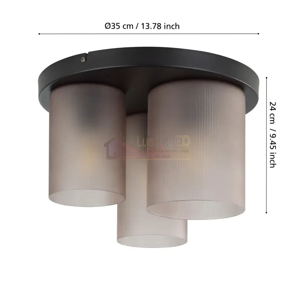 Lustra COLOMERA Black 35CM Eglo Lighting Fixtures