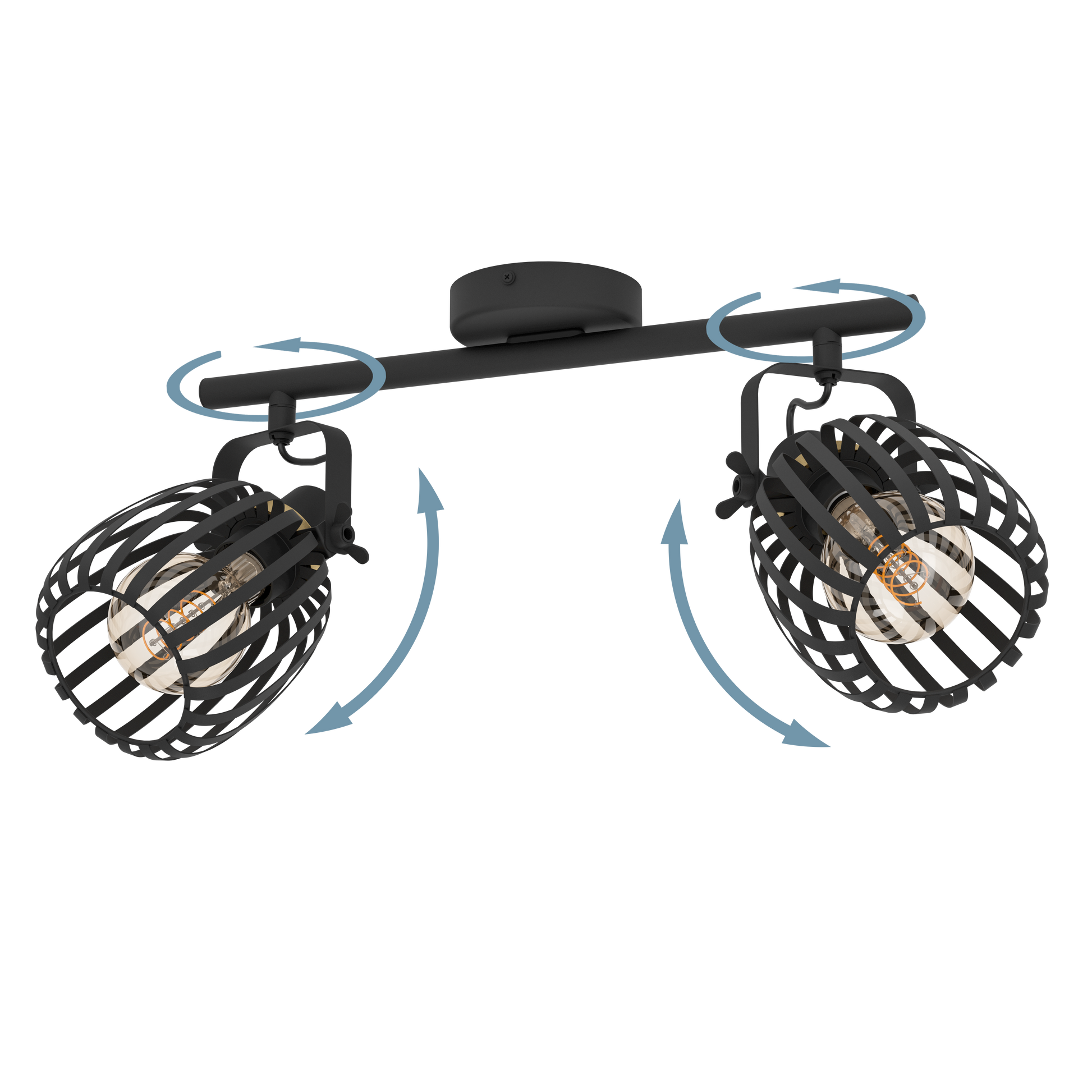 Lustra Cu 2 Spoturi Black GIRONA EGLO