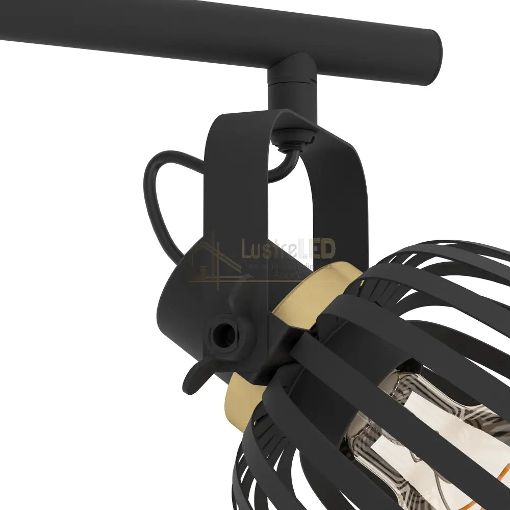 Lustra cu 2 Spoturi Black GIRONA EGLO 900662 lustreled.ro