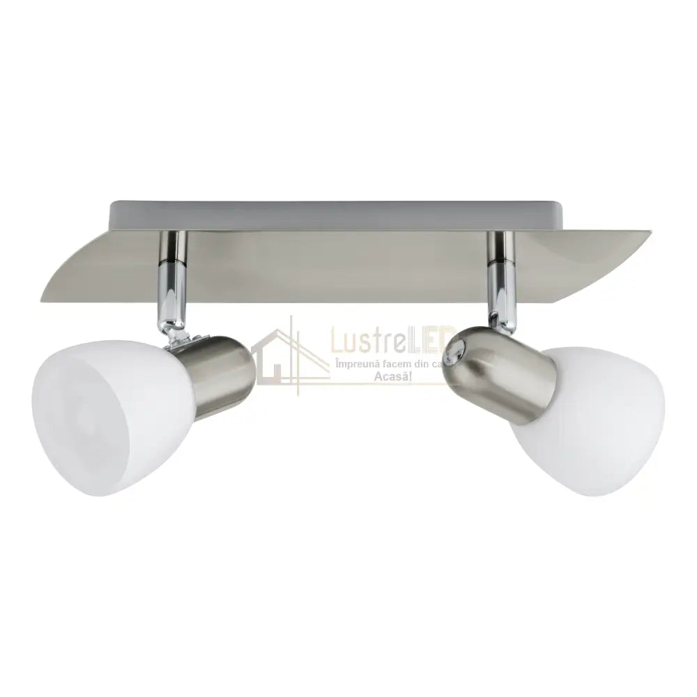 Lustra cu 2 Spoturi Reglabile ENEA Silver Eglo Chandeliers