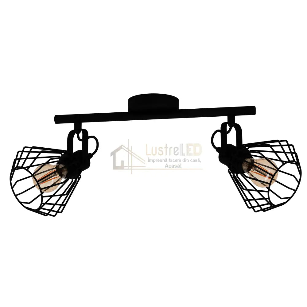 Lustra cu 2 Spoturi Reglabile TABILLANO Black Eglo Chandeliers