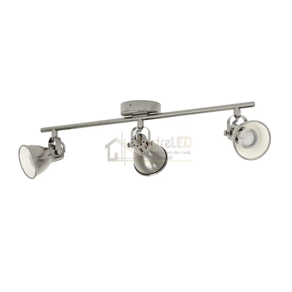 Lustra cu 3 Spoturi Reglabile SERAS Silver Eglo Chandeliers