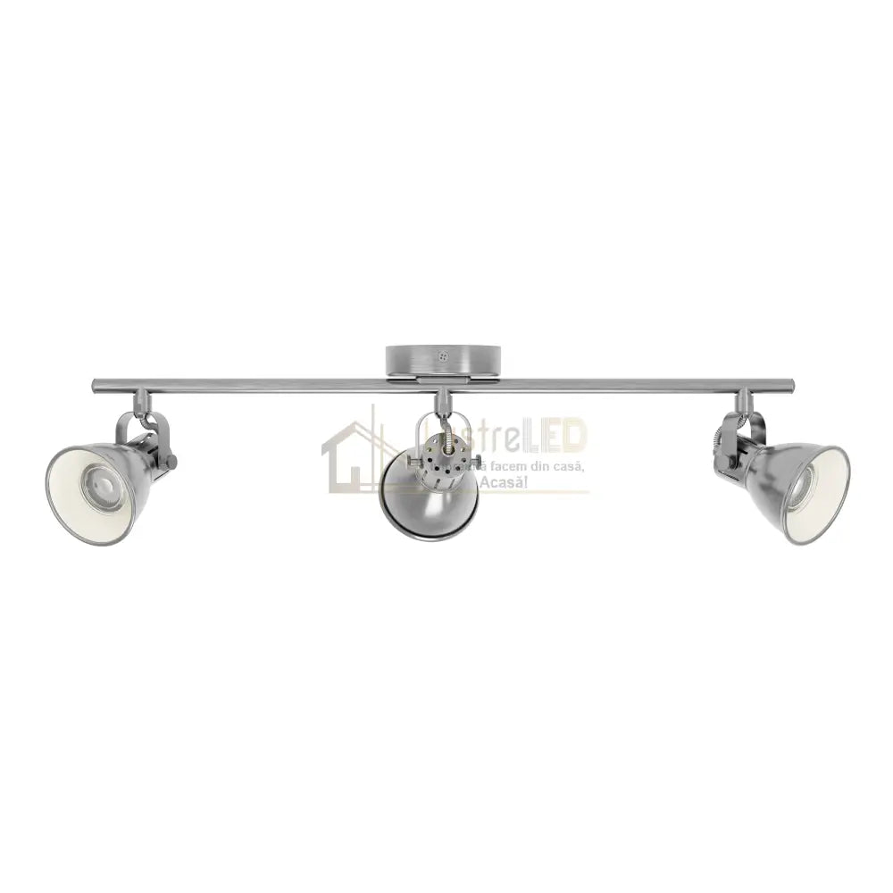 Lustra cu 3 Spoturi Reglabile SERAS Silver Eglo Chandeliers