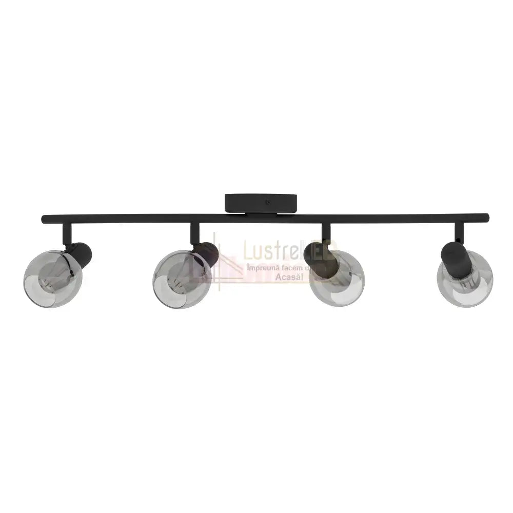 Lustra Cu 4 Spoturi Reglabile Black POLLICA 64CM NEAGRA Lighting Fixtures