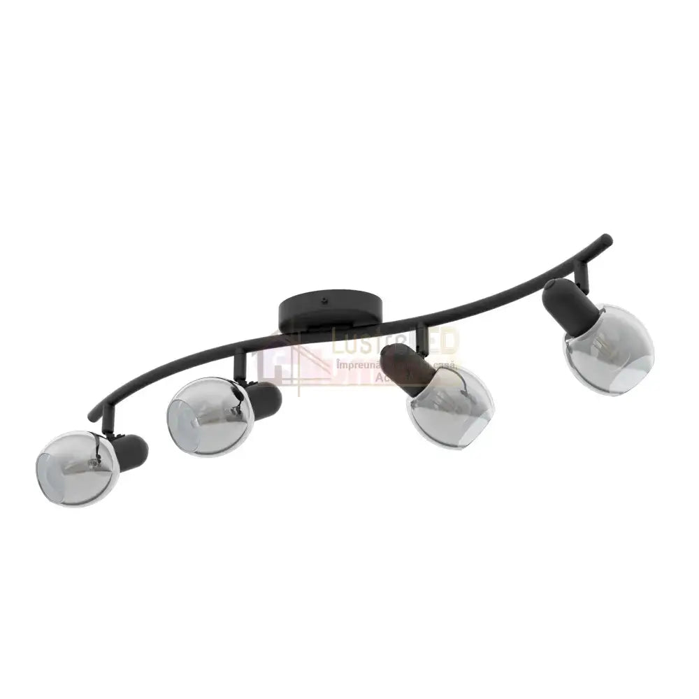 Lustra Cu 4 Spoturi Reglabile Black POLLICA 64CM NEAGRA Lighting Fixtures