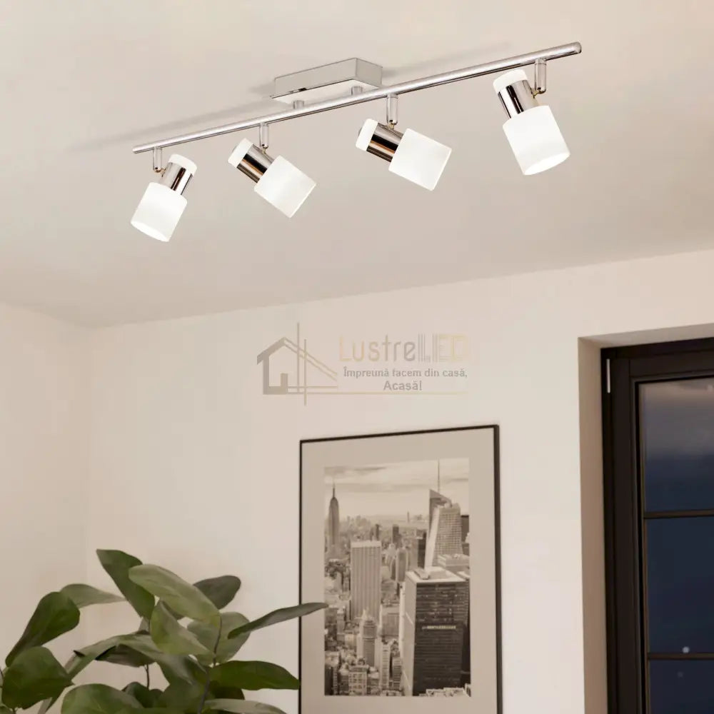 Lustra 4xGU10 DAVIDA Chrome 92087 lustreled.ro