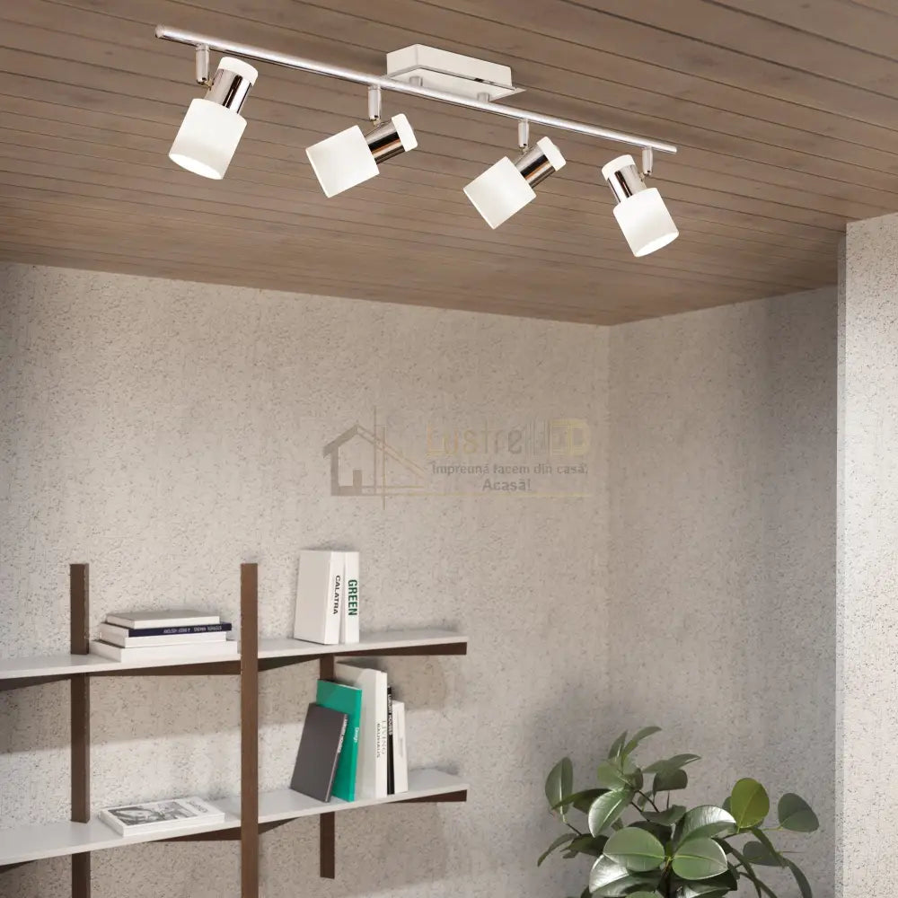 Lustra 4xGU10 DAVIDA Chrome 92087 lustreled.ro