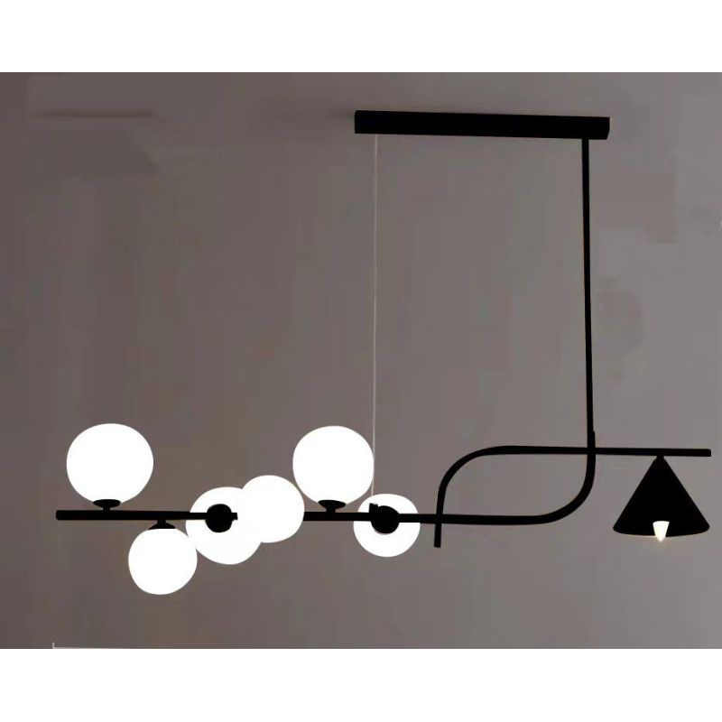 Lustra Abajur Dining BLACK DX1022-7BK