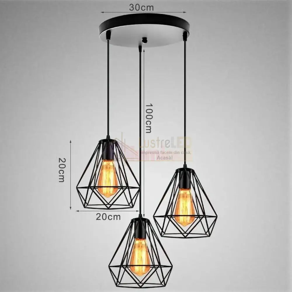 Lustra Elli Vintage Rotund Lighting Fixtures