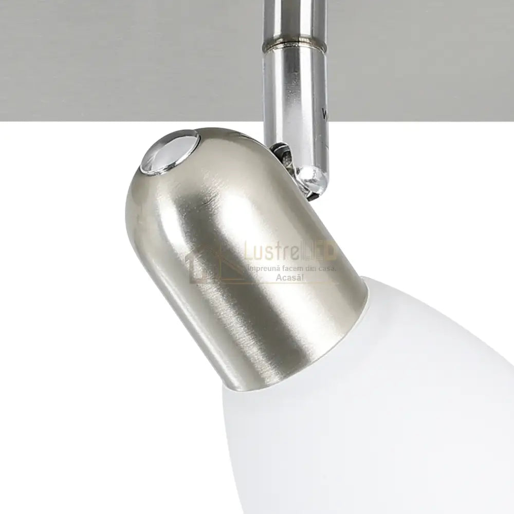 Lustra ENEA cu 3 Spoturi Silver 40CM ABAJUR / 40CM Chandeliers