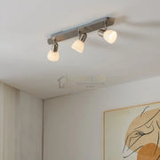 Lustra ENEA cu 3 Spoturi Silver 40CM ABAJUR / 40CM Chandeliers