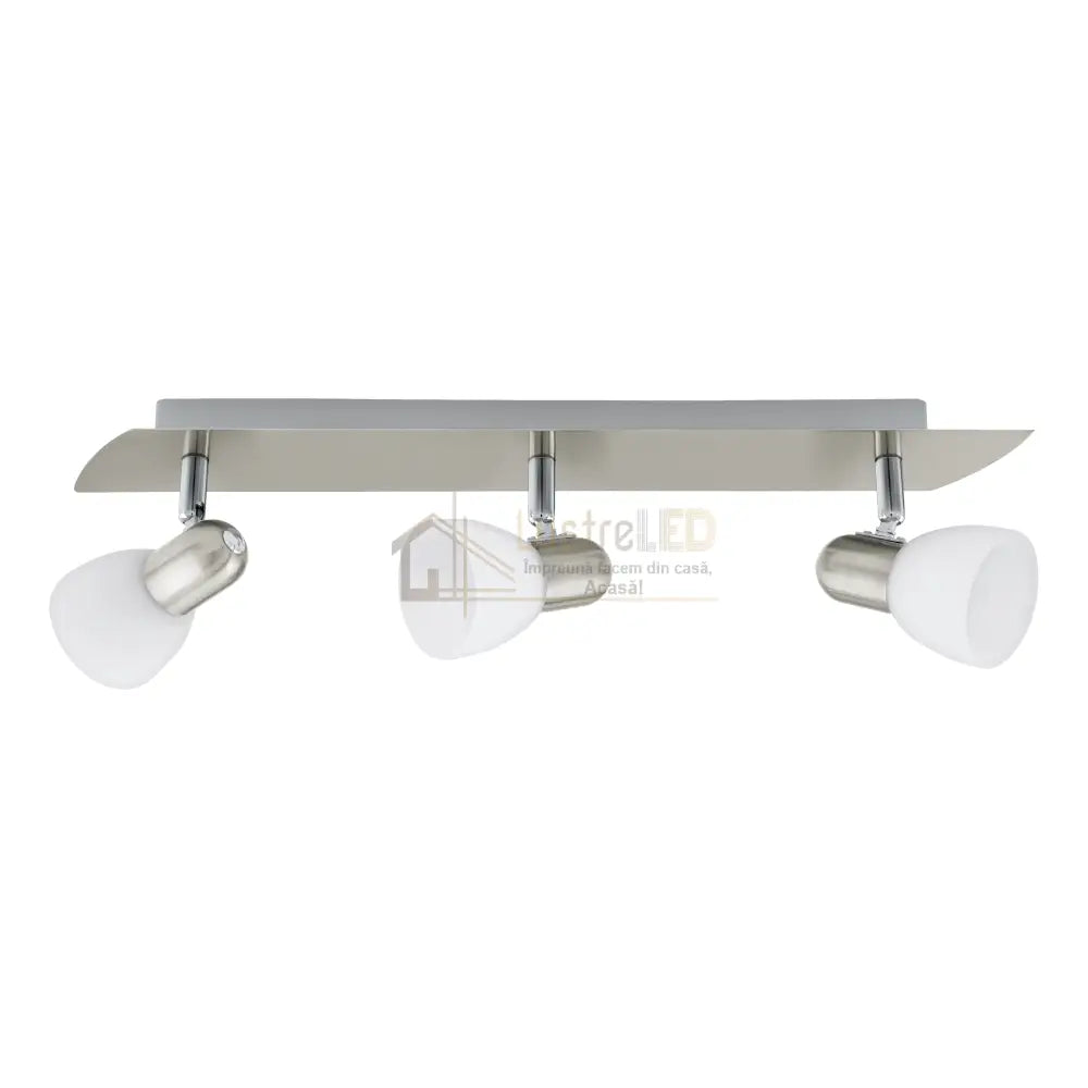 Lustra ENEA cu 3 Spoturi Silver 40CM ABAJUR / 40CM Chandeliers
