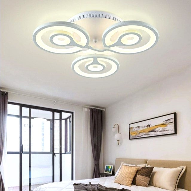 Lustra LED 96W MINI EYES Telecomanda Echivalent 300W