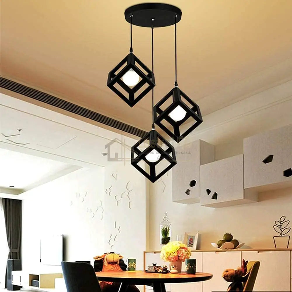 Lustra Fedra Cub Vintage Suport Rotund Lighting Fixtures