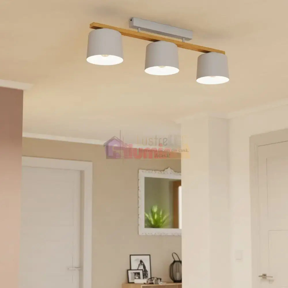 Lustra Grey & Brown MARIEL 91CM EGLO GRI Lighting Fixtures