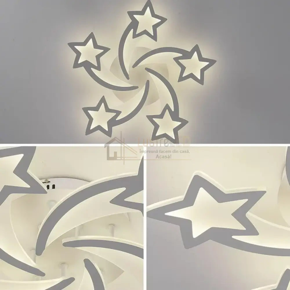 Lustra Led 100W Star Design Smart Echivalent 500W Lighting Fixtures