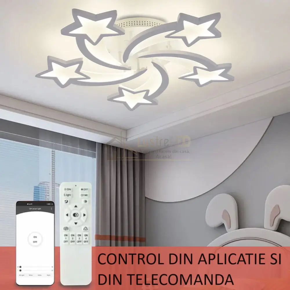 Lustra Led 100W Star Design Smart Echivalent 500W Lighting Fixtures